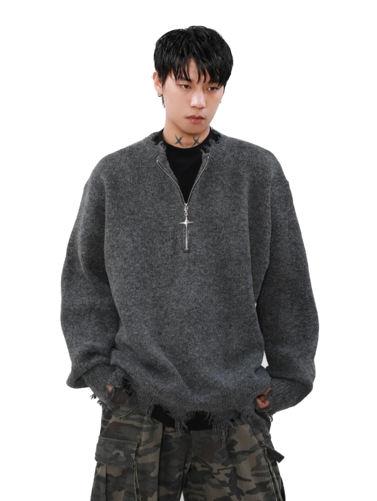 Distressed Sweater