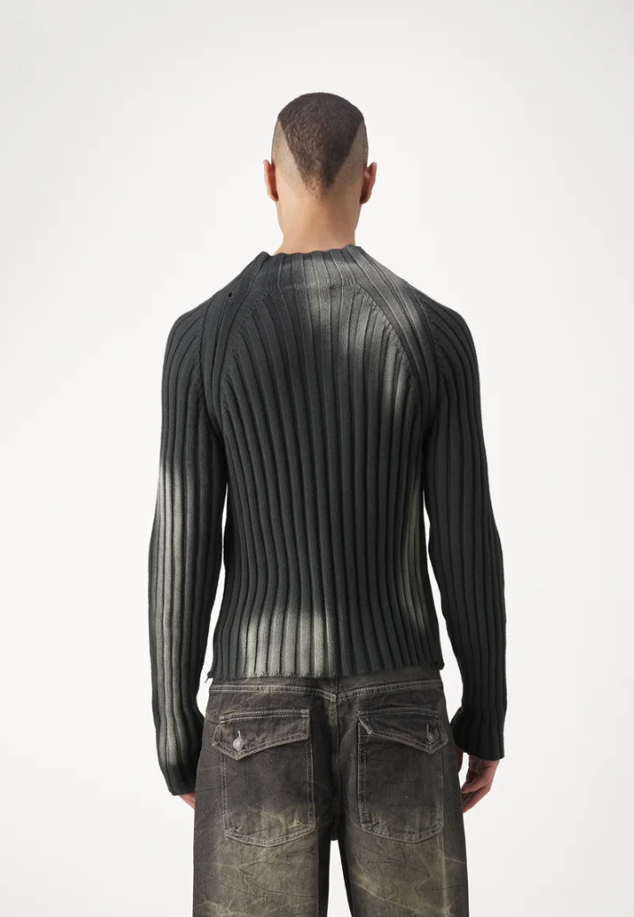 Ribbed Knit Long Sleeve Sweater