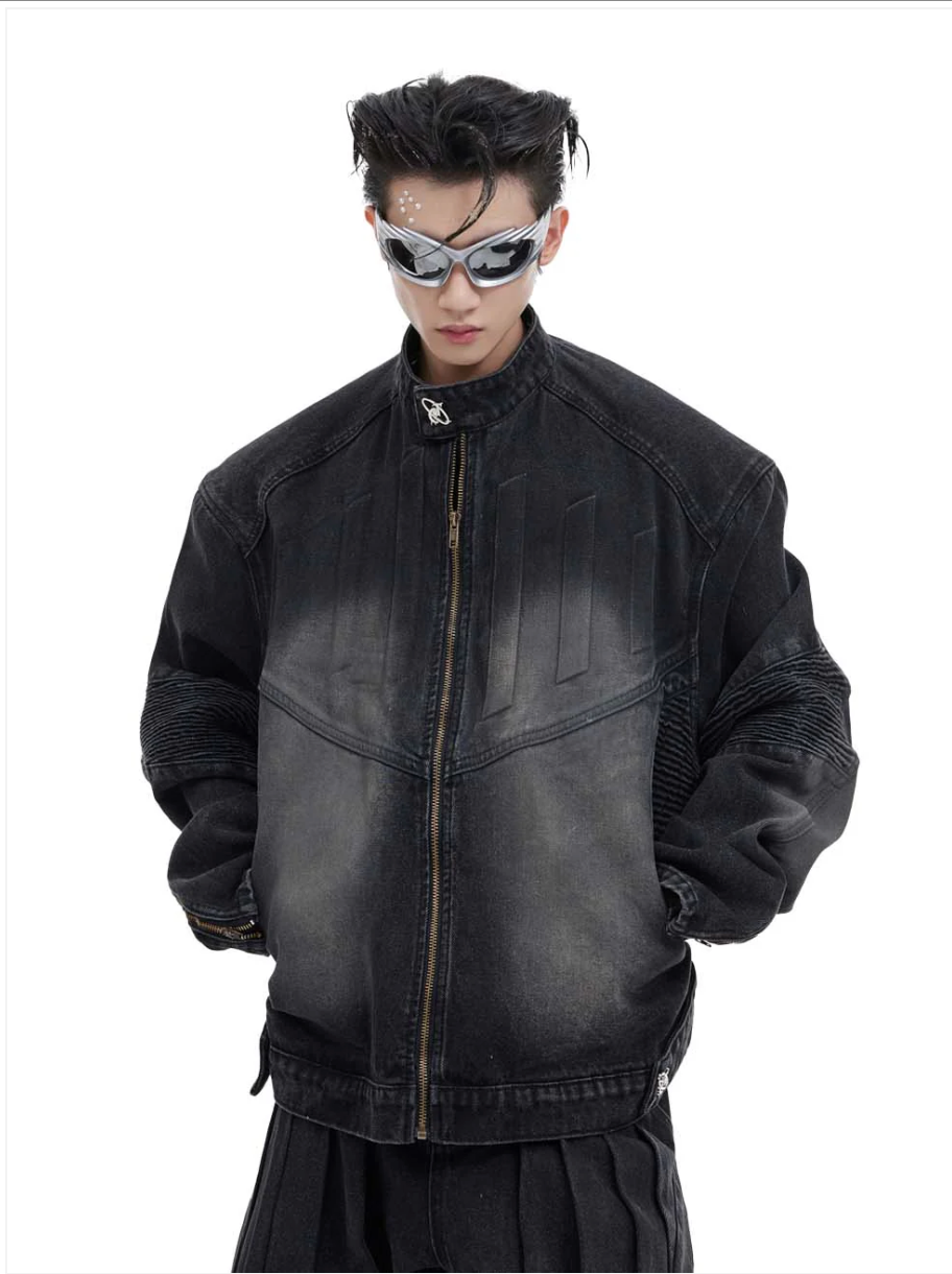 Top Sleeve Denim Jacket