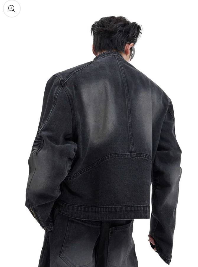 Top Sleeve Denim Jacket