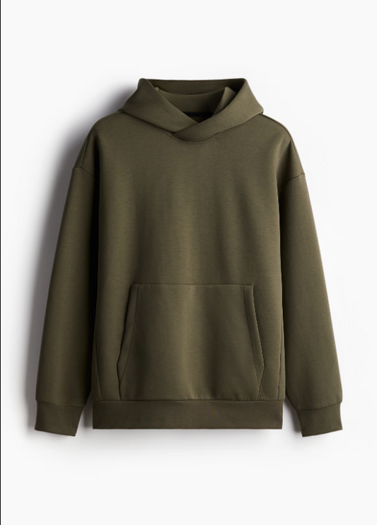 Oversized Pocketed Long Sleeve Hoodie